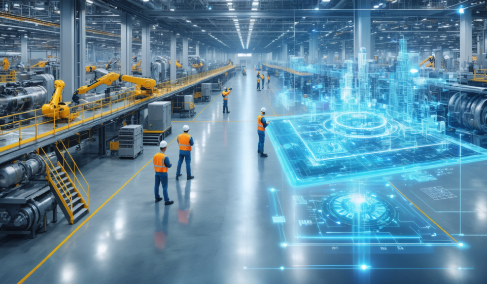 découvrez comment le jumeau numérique révolutionne l'industrie en permettant de simuler, optimiser et contrôler l'usine du futur pour une production intelligente et efficace.